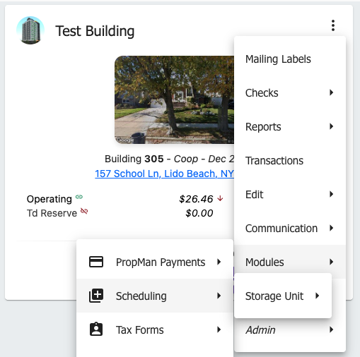 Create Reservation Schedule