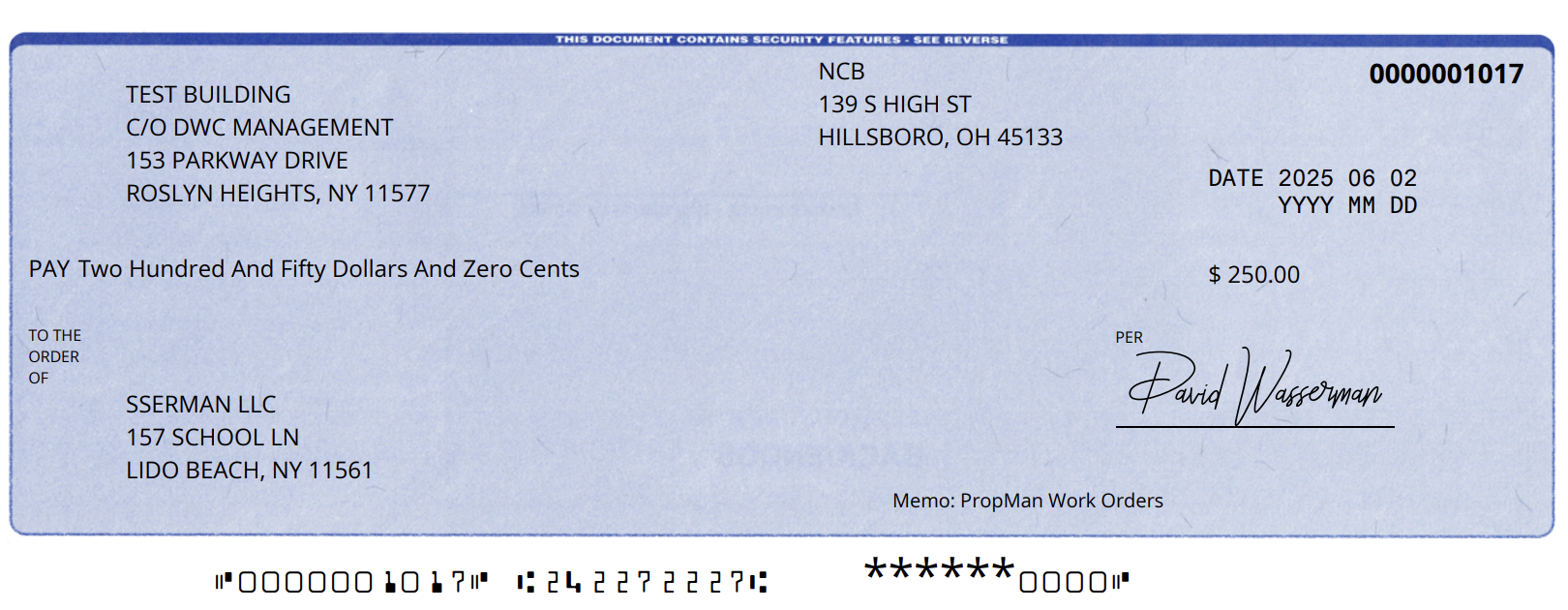 Postgrid Print Checks