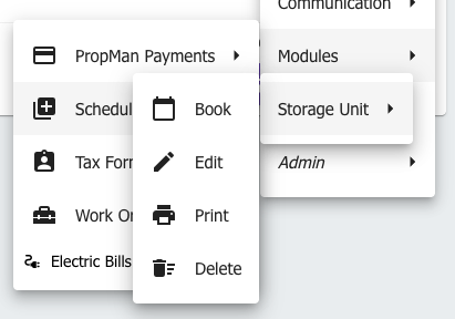 Schedule Options